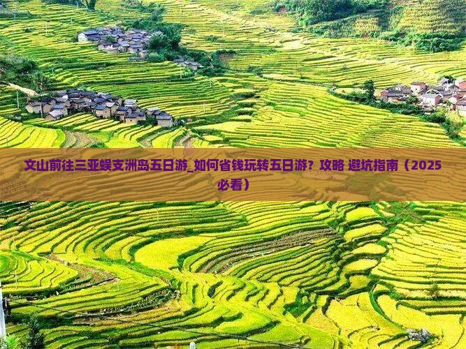 文山前往三亚蜈支洲岛五日游