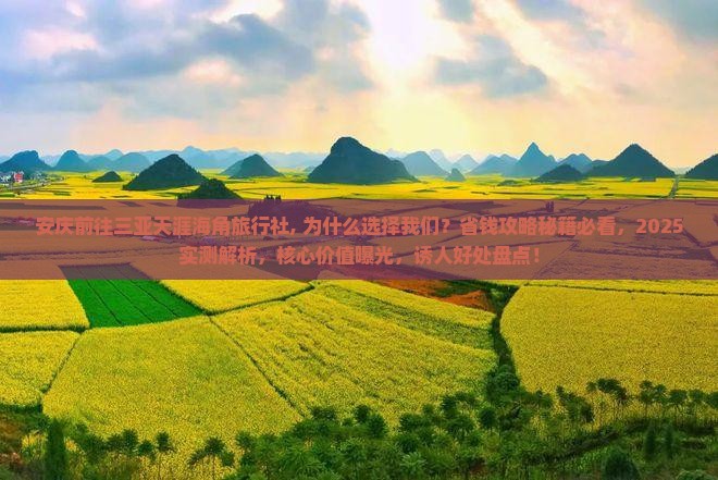 安庆前往三亚天涯海角旅行社