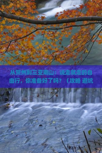 贺州前往三亚南山文化旅游区自由行
