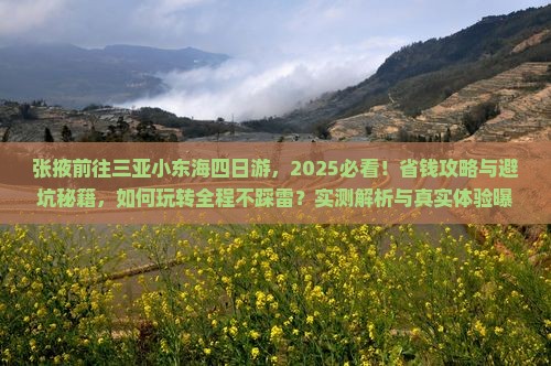 张掖前往三亚小东海四日游