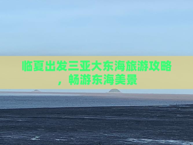 临夏出发三亚大东海自由行