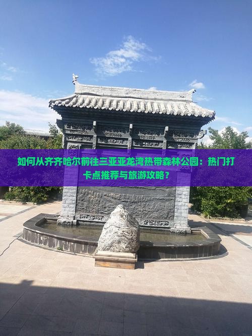 如何从齐齐哈尔前往三亚亚龙湾热带森林公园：热门打卡点推荐与旅游攻略？