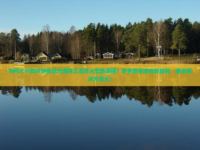 为何大兴安岭游客纷纷涌向三亚湾大型旅游团？冬季避寒游成新趋势，痛点解决方案大！
