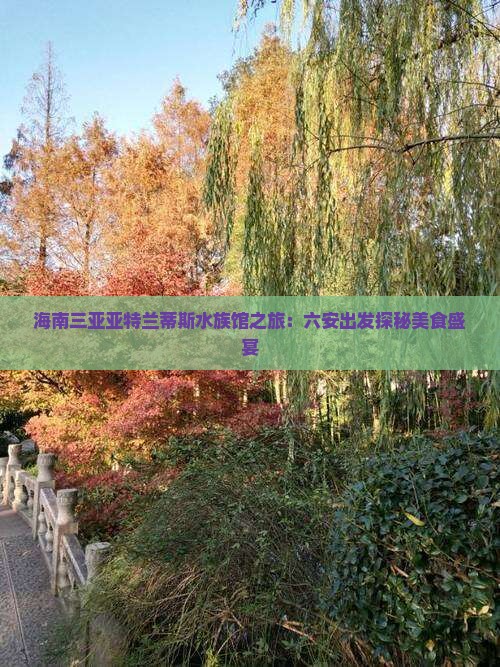 海南三亚亚特兰蒂斯水族馆之旅：六安出发探秘美食盛宴
