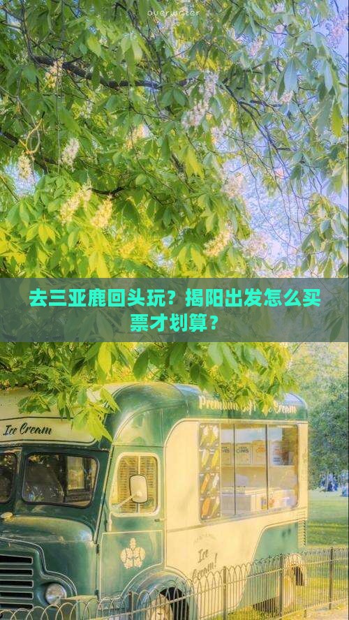 去三亚鹿回头玩？揭阳出发怎么买票才划算？