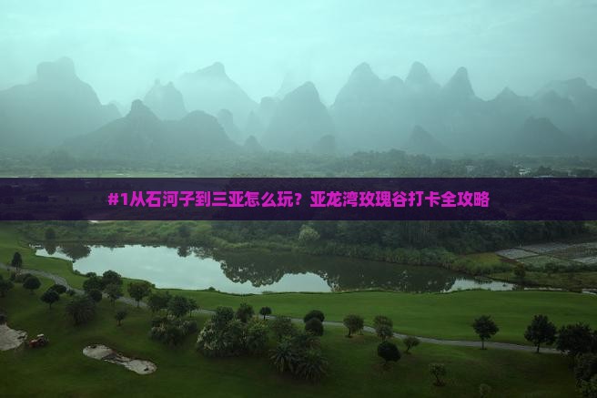 #1从石河子到三亚怎么玩？亚龙湾玫瑰谷打卡全攻略
