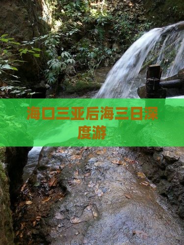 海口三亚后海三日深度游