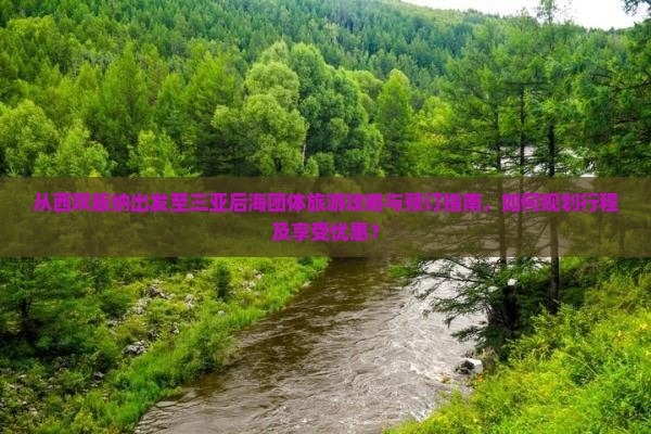 从西双版纳出发至三亚后海团体旅游攻略与预订指南，如何规划行程及享受优惠？