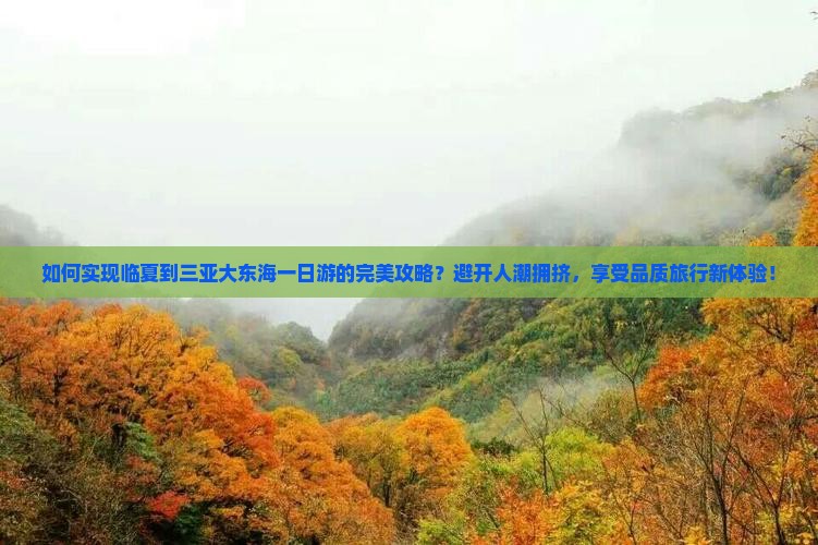 临夏去三亚大东海一日游