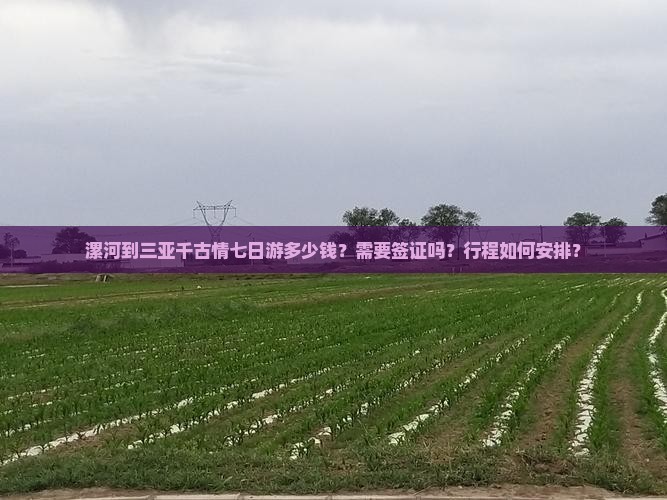 漯河前往三亚千古情七日游