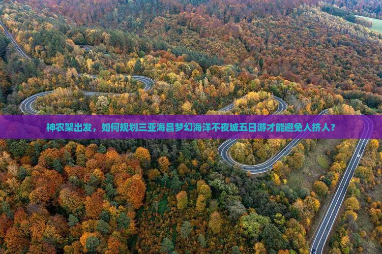 神农架出发三亚海昌梦幻海洋不夜城五日游