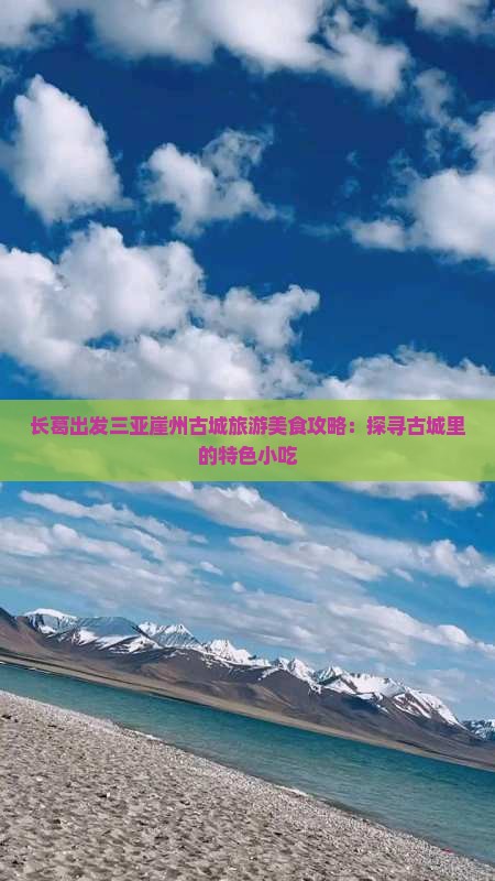 长葛出发三亚崖洲古城旅游小吃
