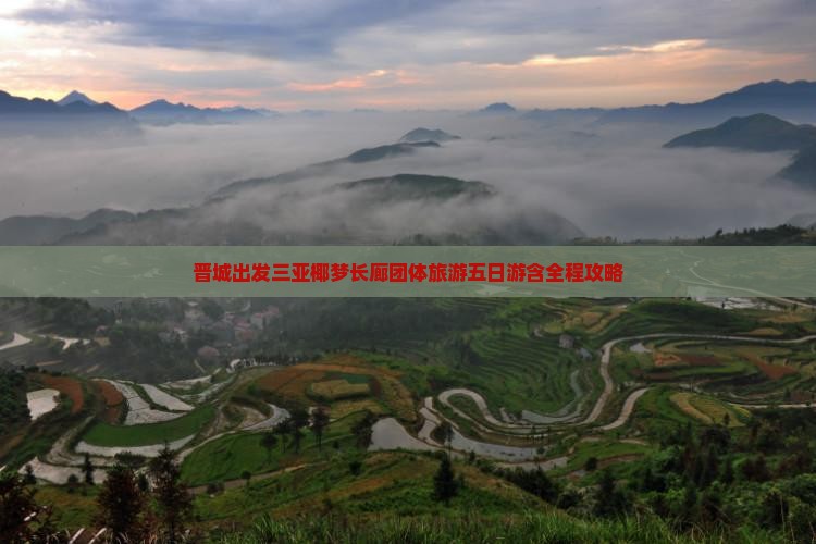 晋城出发三亚椰梦长廊团体旅游