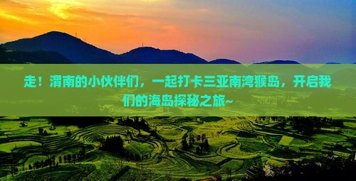 渭南去三亚南湾猴岛团体旅游