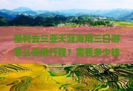 垦利去三亚天涯海角三日游