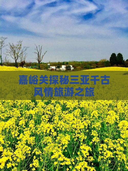 嘉峪关去三亚千古情团体旅游