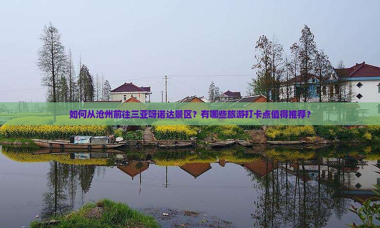 沧州前往三亚呀诺达景区旅游打卡点