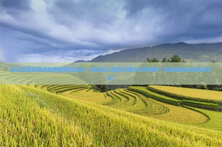 通化去三亚西岛旅游网红地点 通化去三亚西岛旅游网红地点