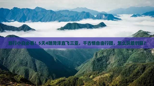 菏泽去三亚千古情自由团 菏泽去三亚千古情自由团