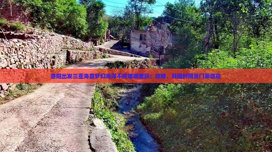 洛阳出发三亚海昌梦幻海洋不夜城哪里玩