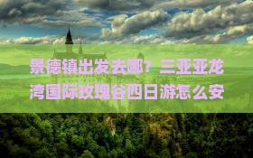 景德镇出发三亚亚龙湾国际玫瑰谷四日游