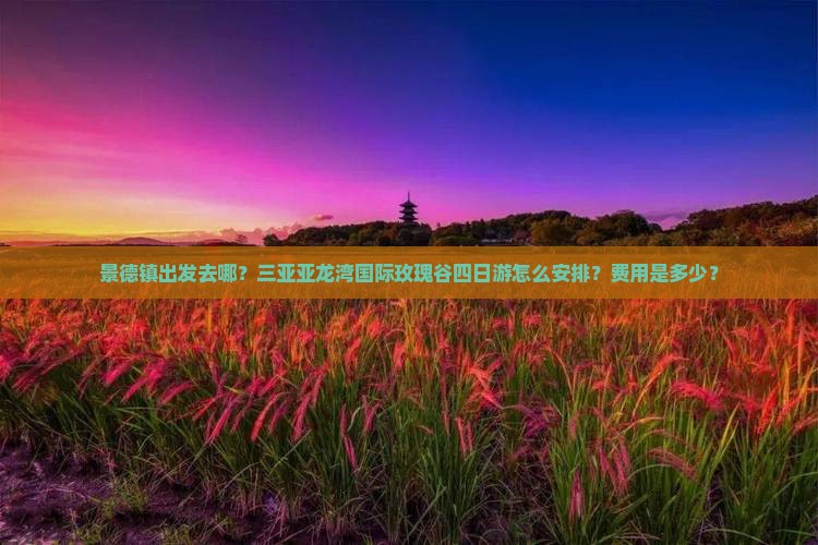 景德镇出发三亚亚龙湾国际玫瑰谷四日游