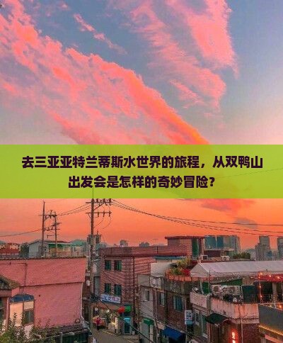 双鸭山去三亚亚特兰蒂斯水世界旅行社