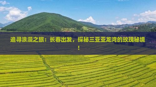 长春出发三亚亚龙湾国际玫瑰谷自由团