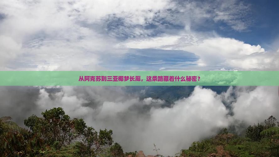 阿克苏前往三亚椰梦长廊必玩地