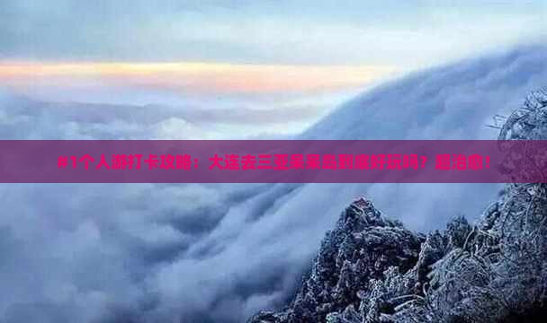 大连去三亚呆呆岛个人游