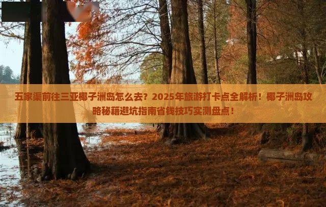 五家渠前往三亚椰子洲岛旅游打卡点