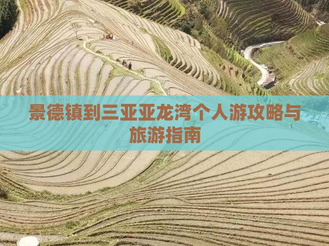 景德镇去三亚亚龙湾个人游