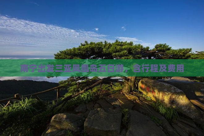南宁出发三亚凤凰岛五日游