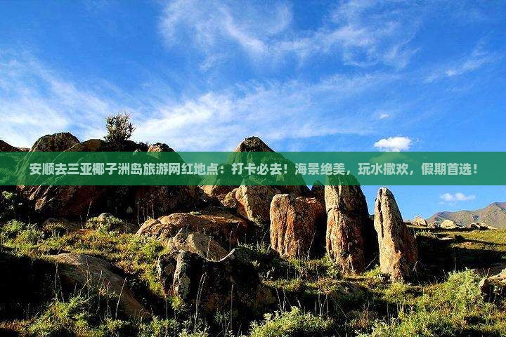 安顺去三亚椰子洲岛旅游网红地点