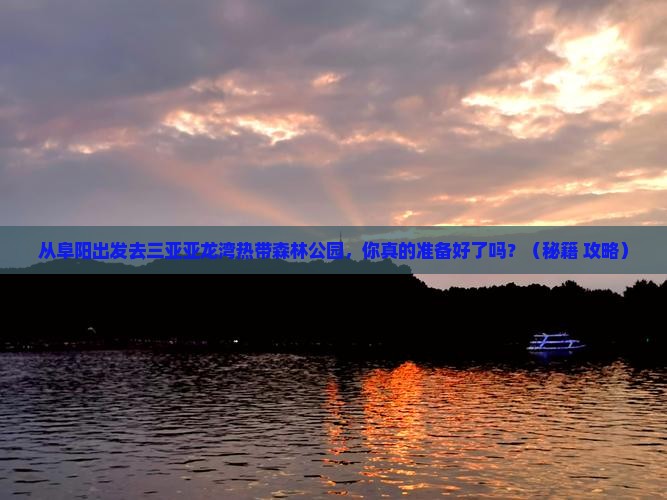 阜阳出发三亚亚龙湾热带森林公园个人游