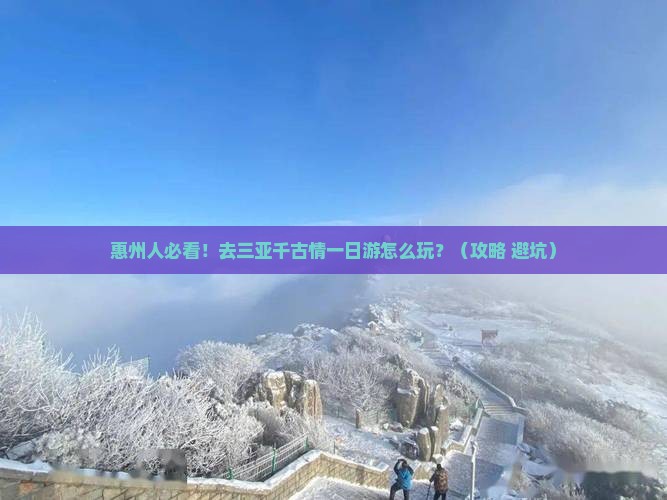 惠州去三亚千古情一日游 惠州去三亚千古情一日游