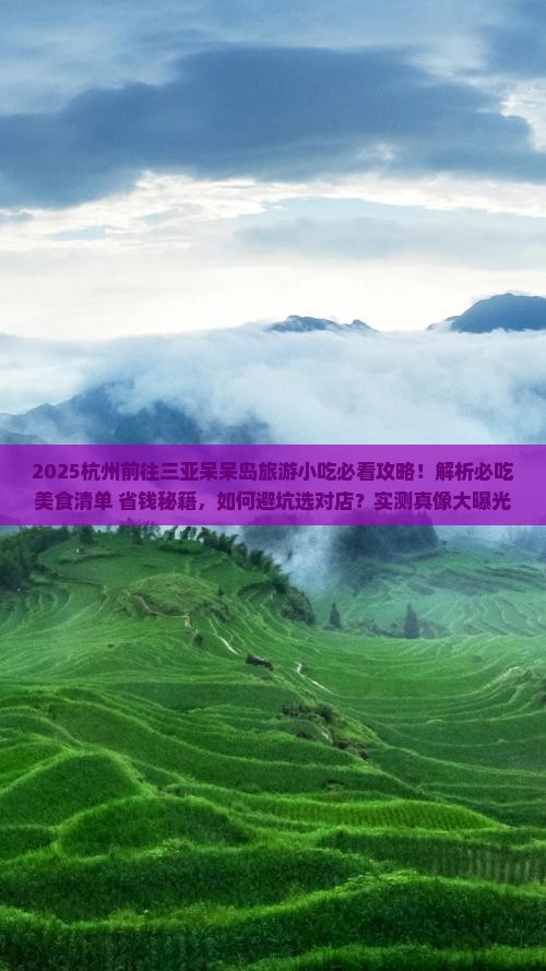 杭州前往三亚呆呆岛旅游小吃