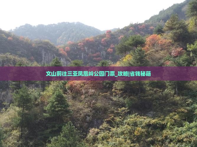 文山前往三亚凤凰岭公园门票