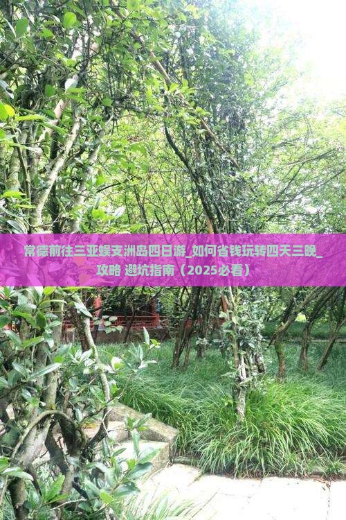常德前往三亚蜈支洲岛四日游