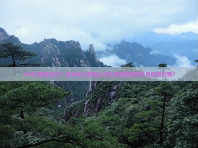 金华前往三亚南山文化旅游区自由团