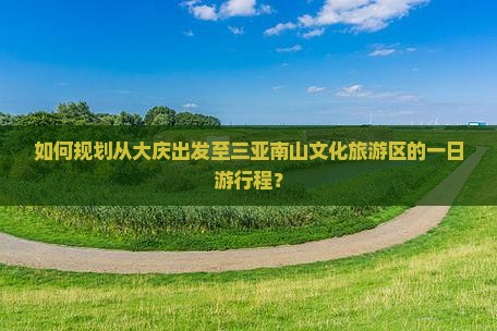 大庆去三亚南山文化旅游区一日游