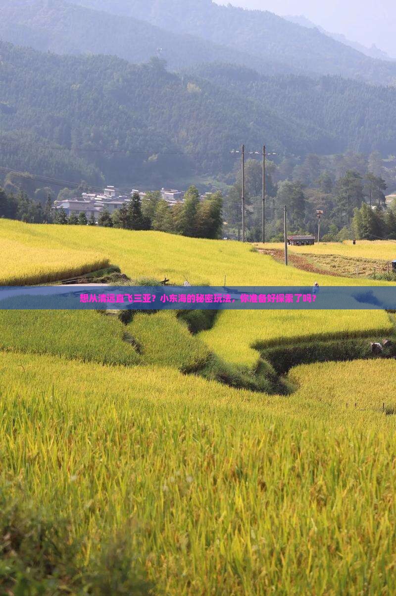 清远前往三亚小东海哪里玩