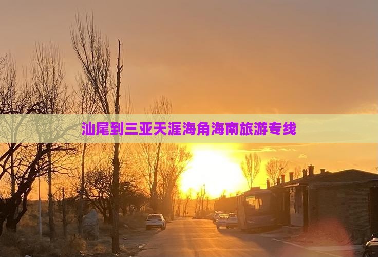 汕尾前往三亚天涯海角旅行社