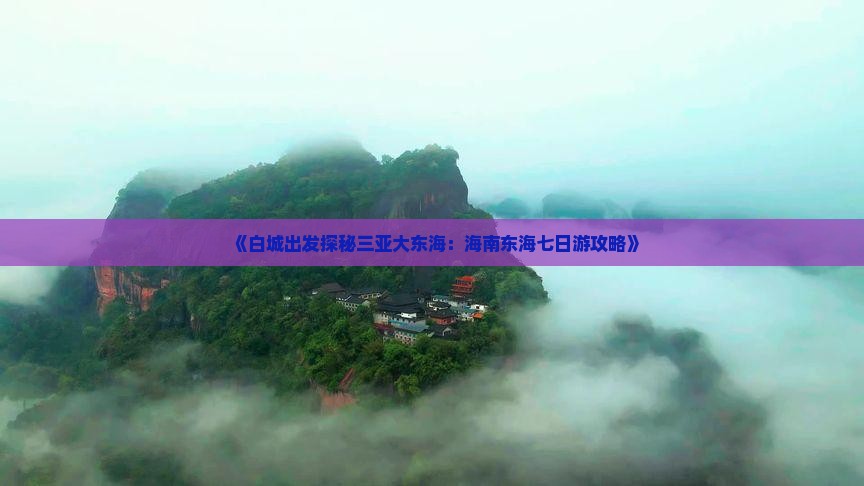 白城去三亚大东海七日游