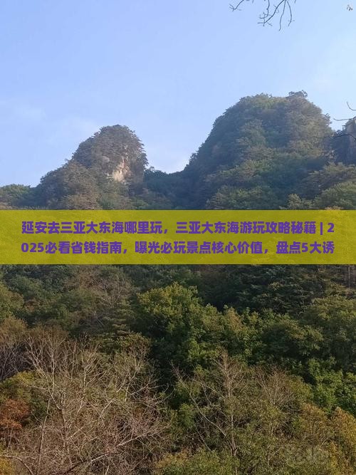 延安去三亚大东海哪里玩