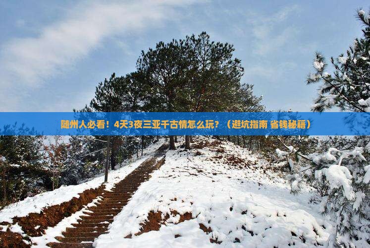 随州出发三亚千古情四日游