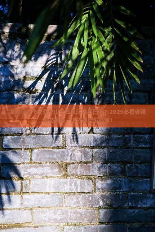 海拉尔前往三亚半山半岛帆船港五日游