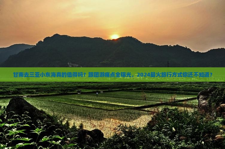 甘南去三亚小东海大型旅游团