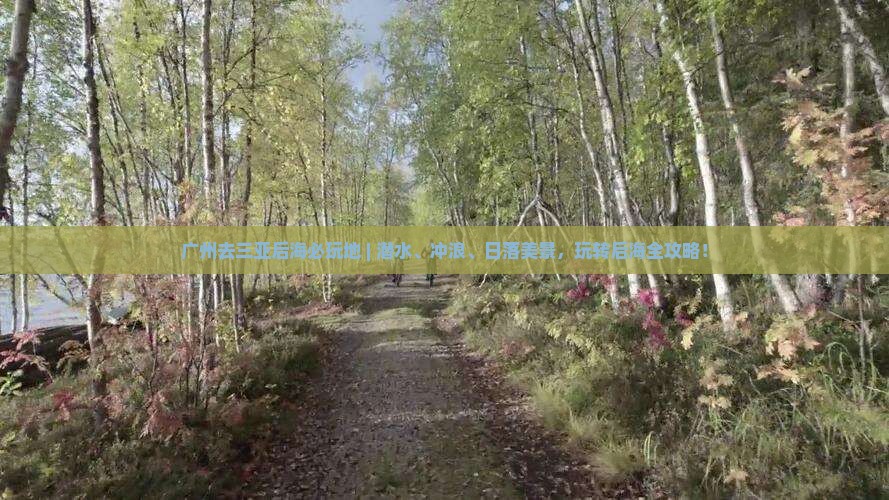 广州去三亚后海必玩地