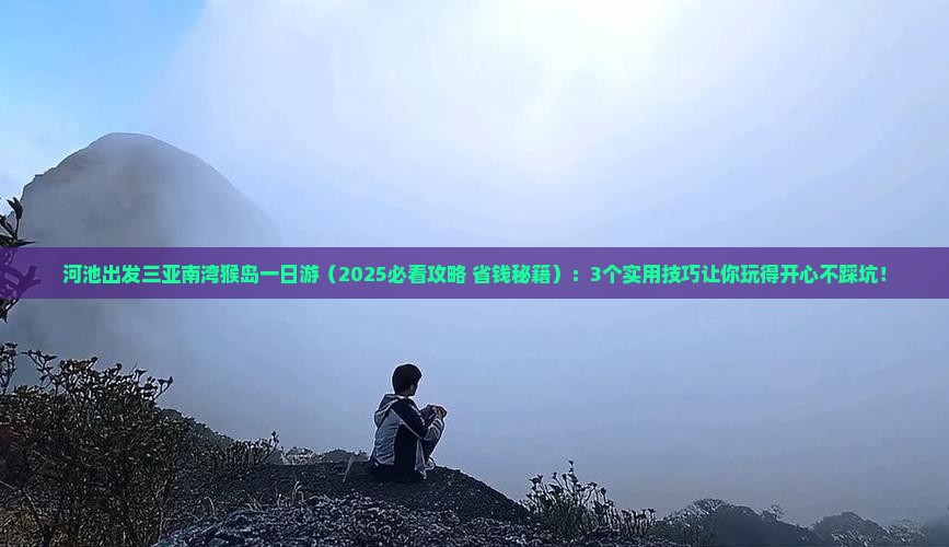河池出发三亚南湾猴岛一日游